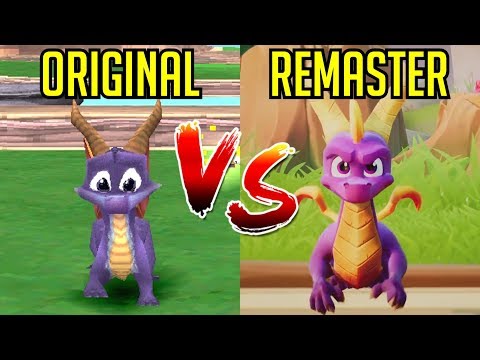 Spyro Reignited Trilogy - Gameplay Comparison (Remake vs Original) - UC-2wnBgTMRwgwkAkHq4V2rg