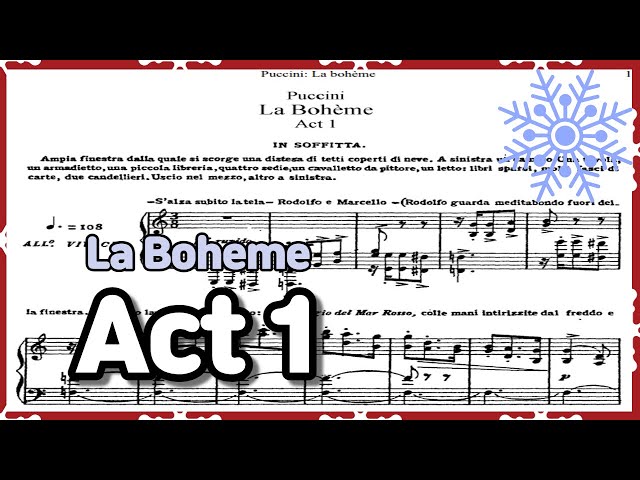 Where to Find Puccini Opera La Bohème Sheet Music