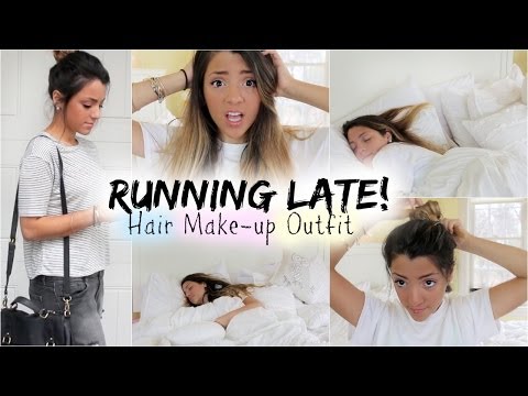 Get Ready with Me: Running Late | Quick Hair Fixes, Make up + Outfit! - UCuVHOs0H5hvAHGr8O4yIBNQ