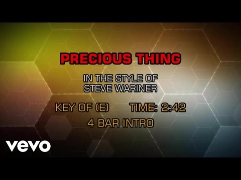 Steve Wariner - Precious Thing (Karaoke) - UCQHthJbbEt6osR39NsST13g