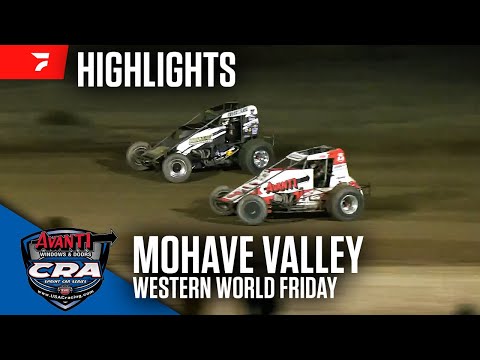 Western World Night #1 | USAC/CRA Sprints at Mohave Valley Raceway 11/1/24 | Highlights - dirt track racing video image