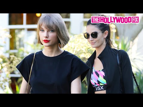 Taylor Swift & Lily Aldridge Go Shopping Together At Isabel Marant In West Hollywood, CA