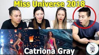 Miss Universe 2018 - Catriona Gray Philippines Highlights | Reaction - Asians Down Under