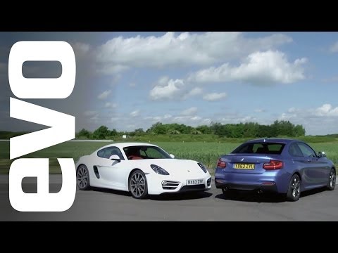 Porsche Cayman vs BMW M235i | evo TRACK BATTLE - UCFwzOXPZKE6aH3fAU0d2Cyg
