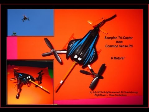 SCORPION TRI-COPTER (Y-6) from Common Sense RC - UCvPYY0HFGNha0BEY9up4xXw