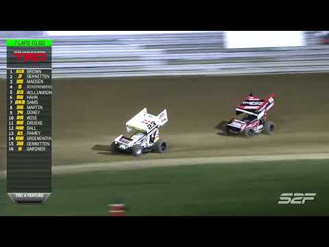 9.28 POWRi 410 Outlaw Sprint League at I-70 Speedway| Highlights - dirt track racing video image