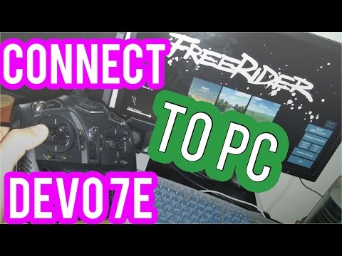 How to Connect Devo 7E Transmitter to the PC (FPV FreeRider) - UCqaH_kMb09h9iEpRRVwIGEg