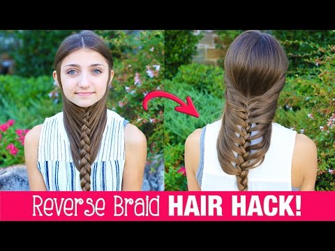 HAIR HACK: DIY Reverse Braid in Under 2 Minutes! | Life Hacks | Cute Girls Hairstyles - UC2LgZ_4GzSFQS-3a87_Jc6w