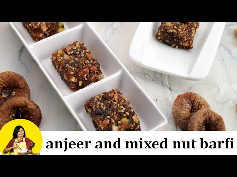 Anjeer and Mixed Nut Barfi (Iron and Protein Rich Recipe) by Tarla Dalal - UCYRRwNWXxCKFaVjFuXo1I8Q