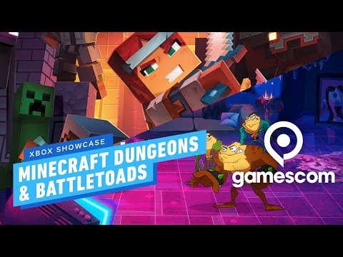 Minecraft Dungeons and Battletoads at the Microsoft Xbox Showcase - Gamescom 2019 - UCKy1dAqELo0zrOtPkf0eTMw