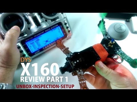 DYS X160 Micro FPV Race Drone Review - Part 1 - [UnBox, Inspection, Setup] - UCVQWy-DTLpRqnuA17WZkjRQ