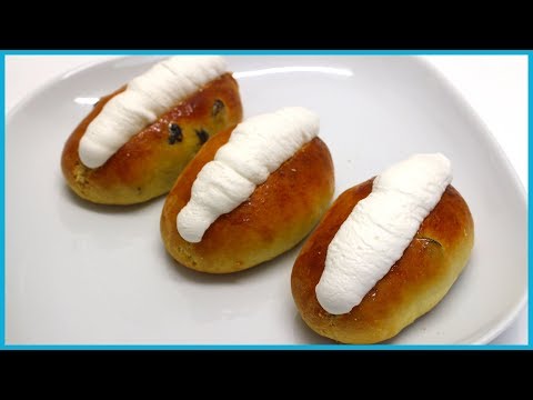 MARITOZZI alla panna [italian brioche bread recipe] by ItalianCakes
