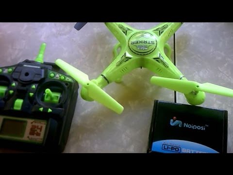 Glow in Dark Striker Noiposi 850 mAh Test RC Quadcopter Drone WIND FLIGHT REVIEW - UCXP-CzNZ0O_ygxdqiWXpL1Q