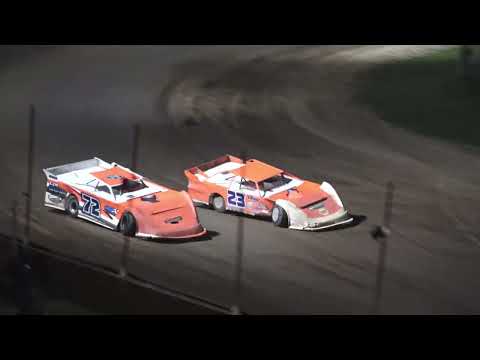 Late Model A-Feature at Crystal Motor Speedway, Michigan on 08-27-2022!! - dirt track racing video image