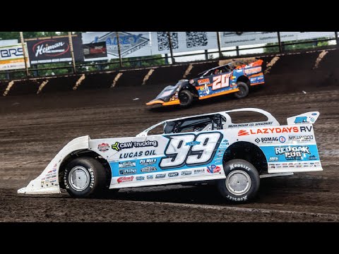 Lucas Oil Late Model Dirt Series | Feature - Friday - #SilverDollarNationals | Huset's Speedway - dirt track racing video image