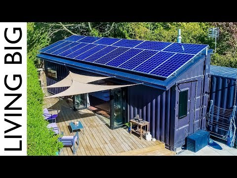 40ft Shipping Containers Transformed Into Amazing Off-Grid Family Home - UCoNTMWgGuXtGPLv9UeJZwBw