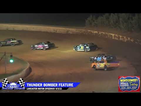 Thunder Bomber Feature - Lancaster Motor Speedway 9/3/22 - dirt track racing video image