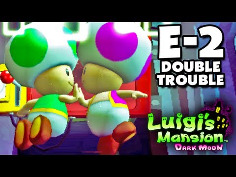 Luigi's Mansion Dark Moon - Treacherous Mansion - E-2 Double Trouble (Nintendo 3DS Walkthrough) - UCzNhowpzT4AwyIW7Unk_B5Q