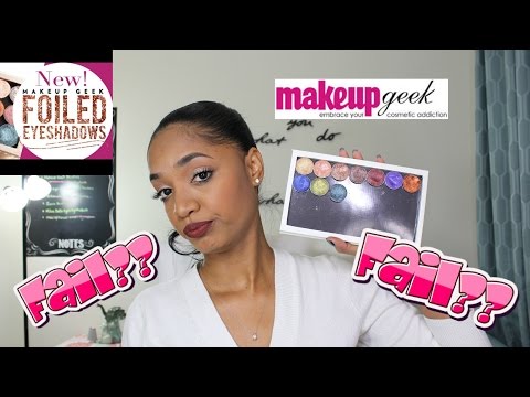 REVIEW & SWATCHES | Makeup Geek Foiled Eyeshadows...WORTH IT???!!! - UCPWE8QVTHPLqYaCOuqWNvIw