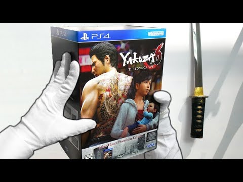 Unboxing YAKUZA 6 PREMIUM EDITION! Collector's Edition "After Hours" The Song of Life - UCWVuy4NPohItH9-Gr7e8wqw