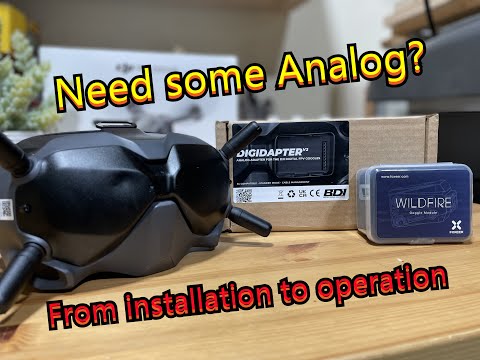 Convert DJI V2 Goggles to Analog with Digi adaptor + Analog module - UC_svocfd8Es9RPDsq71tXdw
