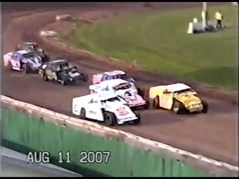 8/11/2007 Shawano Speedway Races - dirt track racing video image