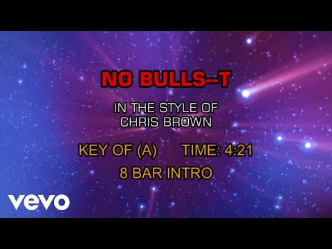 Chris Brown - No Bulls--t (Karaoke) - UCQHthJbbEt6osR39NsST13g