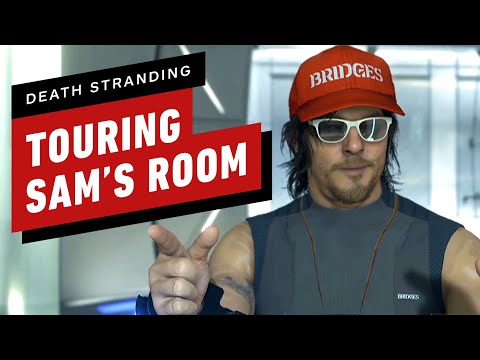 Death Stranding Gameplay: Kojima Gives a Tour of Sam's Private Room (Japanese VO) - TGS 2019 - UCKy1dAqELo0zrOtPkf0eTMw