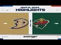 NHL Highlights  Ducks vs. Wild - March 14, 2024
