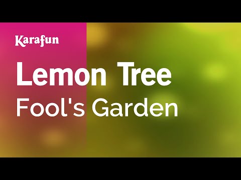 Karaoke Lemon Tree - Fool's Garden * - UCbqcG1rdt9LMwOJN4PyGTKg