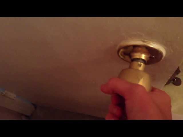 How to Unlock a Push and Twist Door Lock