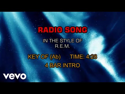 R.E.M. - Radio Song (Karaoke) - UCQHthJbbEt6osR39NsST13g