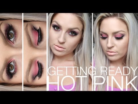 Chit Chat Getting Ready ♡ Hot Pink Eyes, MAC Tutorial - UCMpOz2KEfkSdd5JeIJh_fxw