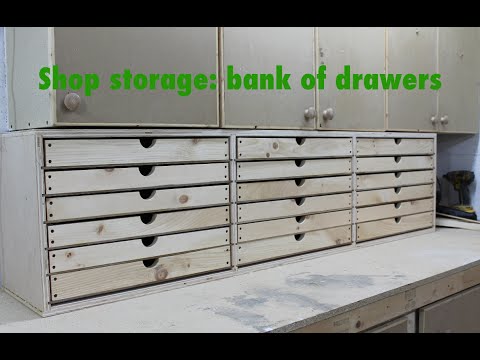 Bank of drawers for the shop! - UCZBqq0o54ShN5cSTflT2MnQ