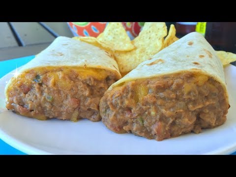 Super Easy Combo Burritos - Drive Thru Style Beef and Bean Burritos - UCOC87AIBm2ul1metht5fY2A