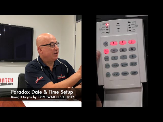 How to Change the Date and Time on a Paradox Alarm System