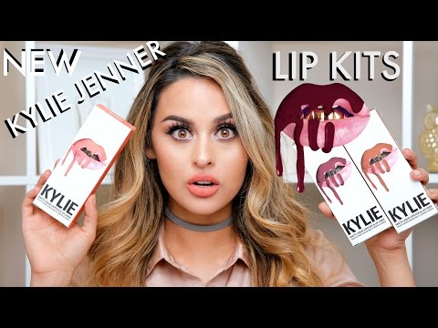 NEW KYLIE JENNER LIP KITS FIRST IMPRESSION l SWATCHES - UCXTAdFsBmxNK3_c8MUvSviQ