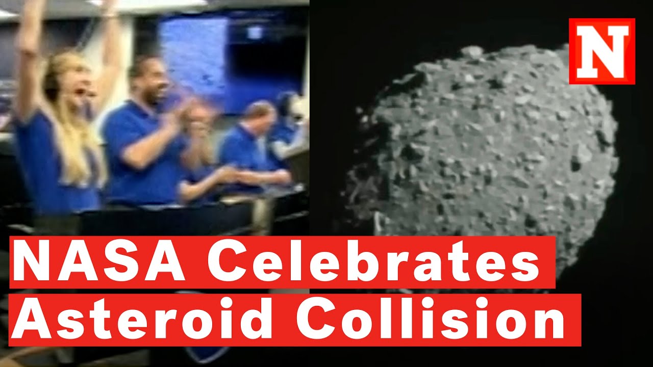 NASA Crew Celebrates After DART Mission Successfully Collides With Asteroid