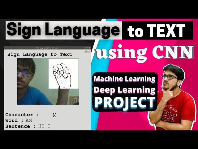 Machine Learning Aids Sign Language Recognition