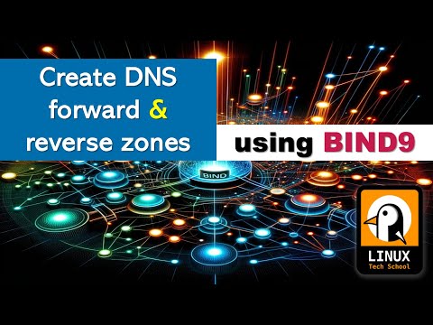 Create DNS forward & reverse zones using BIND9