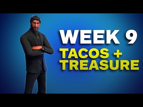 Fortnite: Taco Shops + Moisty Mire Treasure Map (Week 9 Challenges) - UCKy1dAqELo0zrOtPkf0eTMw