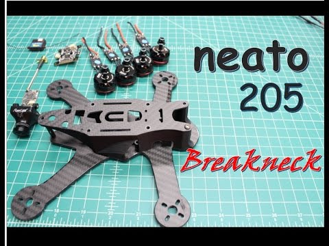 Neato 205 "BreakNeck" FPV Race Frame Buildout - UCGqO79grPPEEyHGhEQQzYrw