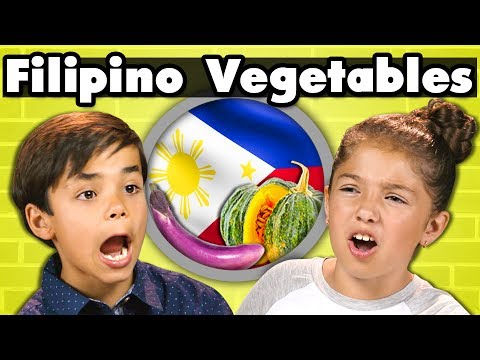 KIDS EAT FILIPINO VEGETABLES! | Kids Vs. Food - UCHEf6T_gVq4tlW5i91ESiWg