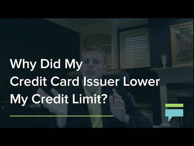 Why Did My Credit Limit Decrease?