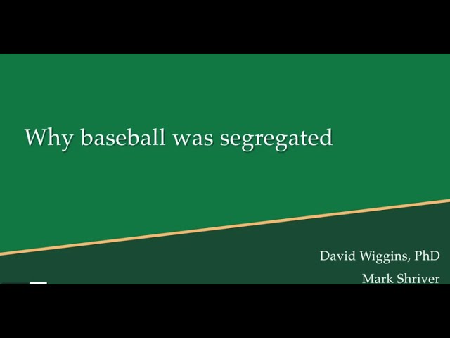 Why Did Major League Baseball Owners Support Segregation By 1890?