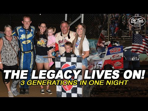 HISTORY MADE!!! 3 Pauch Generations At Action Track USA! - dirt track racing video image