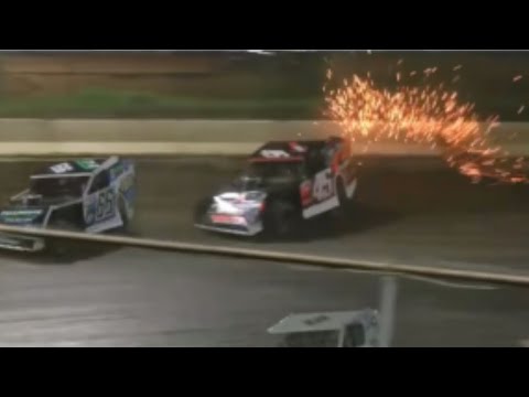 Hammer, Falloway and Ledford Battle For The Lead, 2 To Go @ Peoria Speedway.  MARS Race. 4/26/25 - dirt track racing video image