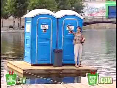 Just For Laugh - Floating Toilet. 