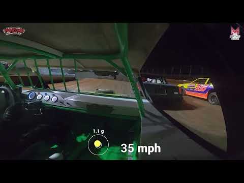#27 Jeff Tennant - USRA Stock Car - 4-20-2024 Tri-State Speedway - In Car Camera - dirt track racing video image