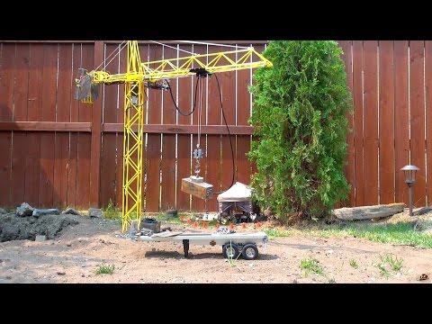 RC ADVENTURES - 4 Foot High Steel Tower Crane & Electro-Magnet - UCxcjVHL-2o3D6Q9esu05a1Q